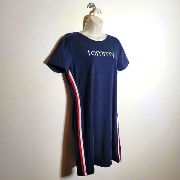 Tommy Hilfiger Sky Capitan Navy T-Shirt Dress - Picture 3 of 8